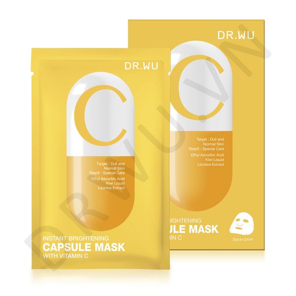 DR.WU INSTANT WHITENING CAPSULE MASK WITH VITAMIN C 3PCS