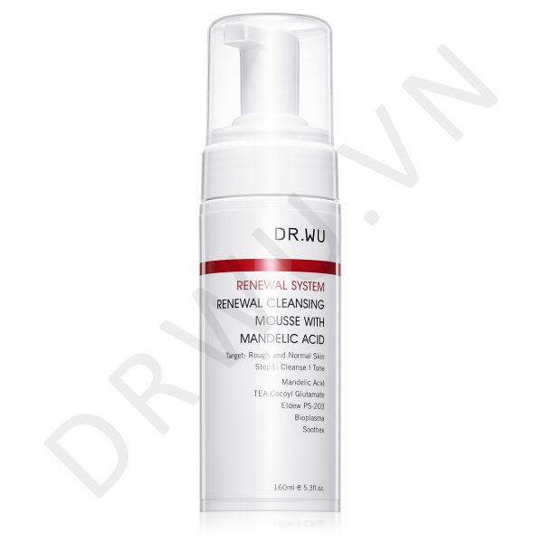 DR.WU RENEWAL CLEANSING MOUSSE WITH MANDELIC ACID 160ML